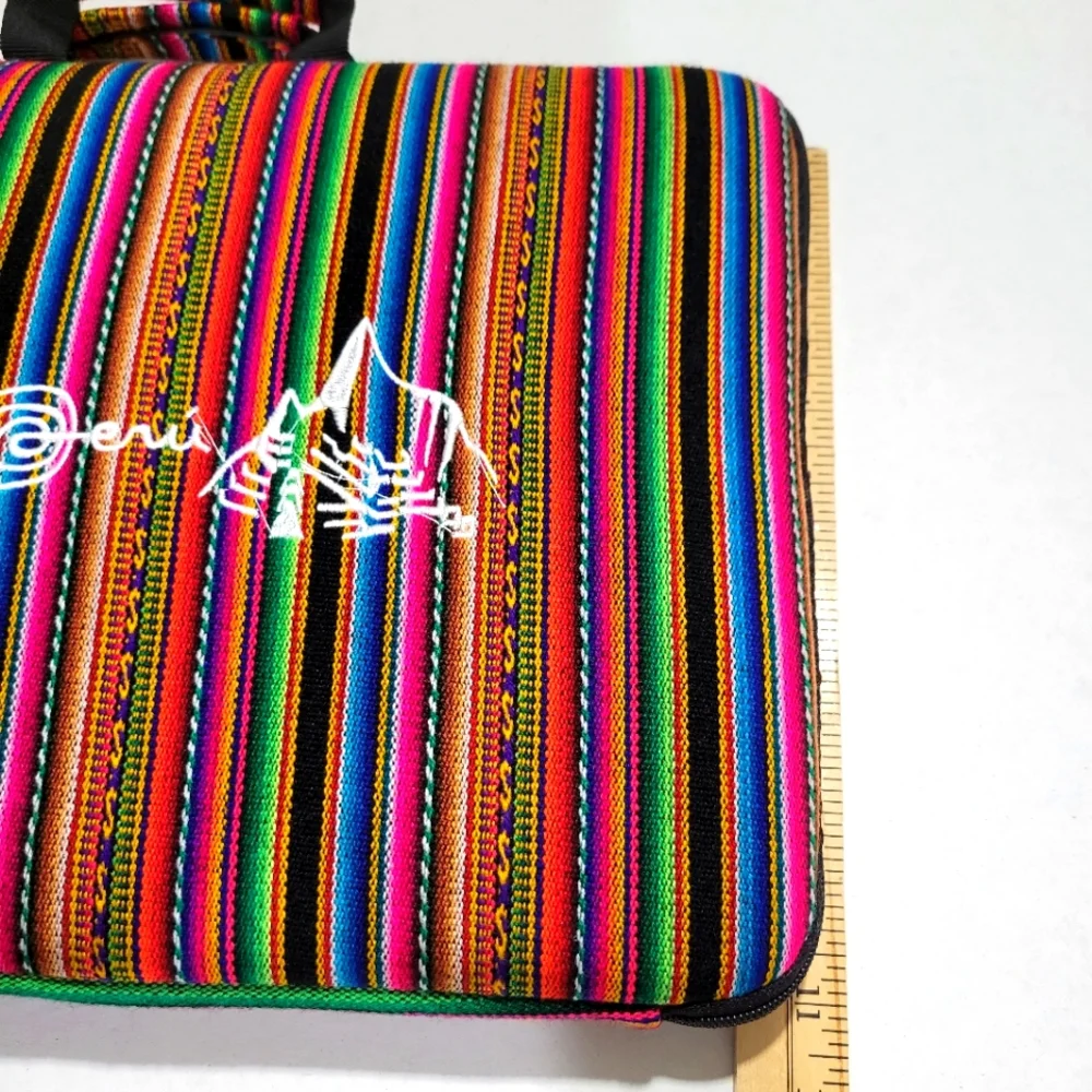 PERUVIAN Colorful Laptop Case Bag NWOT